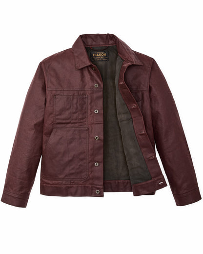 Filson Men Tin Cloth Short Lined Cruiser Jacket
