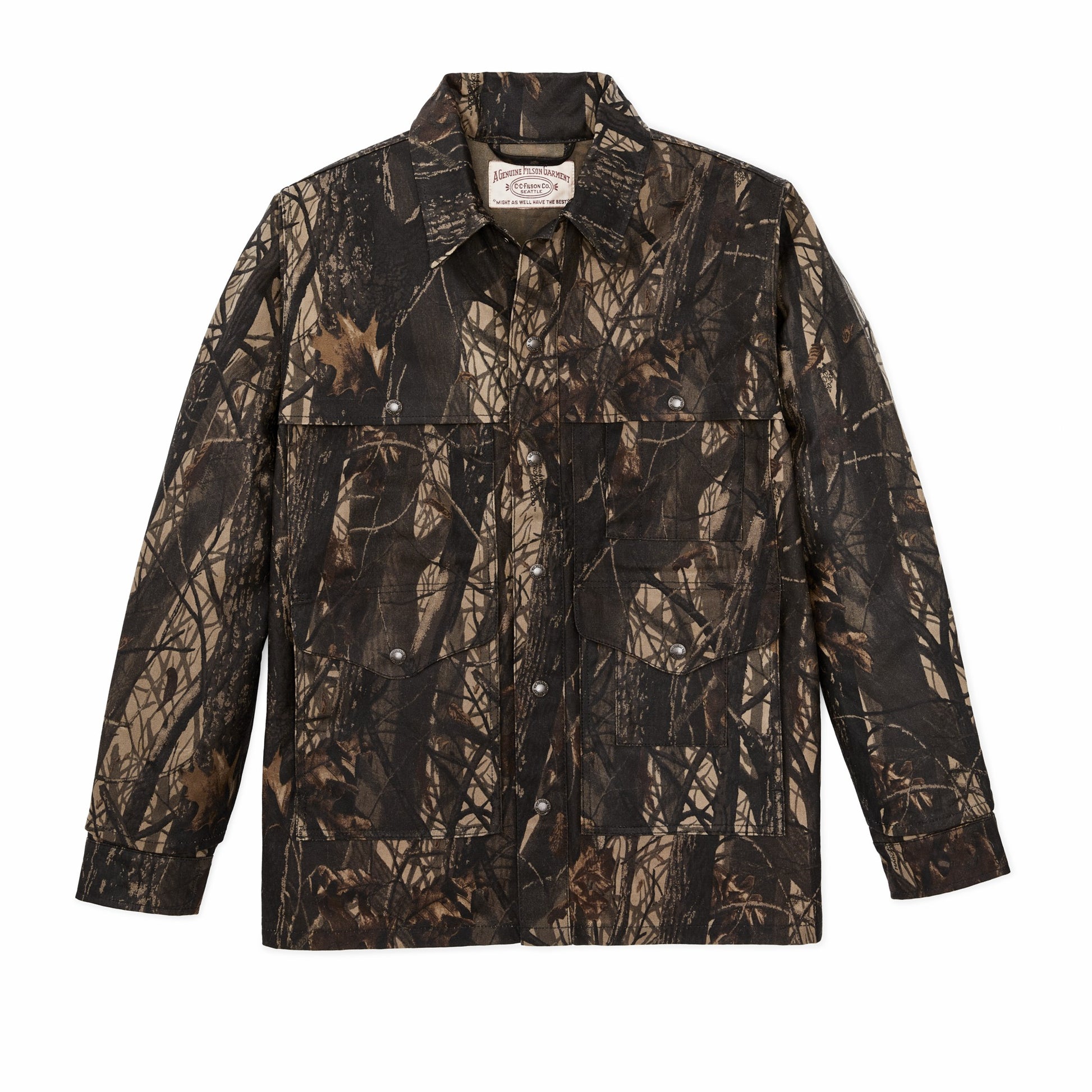 Filson Men Tin Cloth Cruiser Jacket