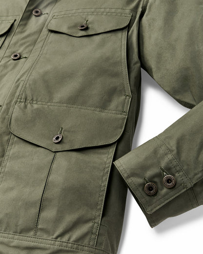 Filson Men Dry Wax Journeyman Jacket - Olive Green