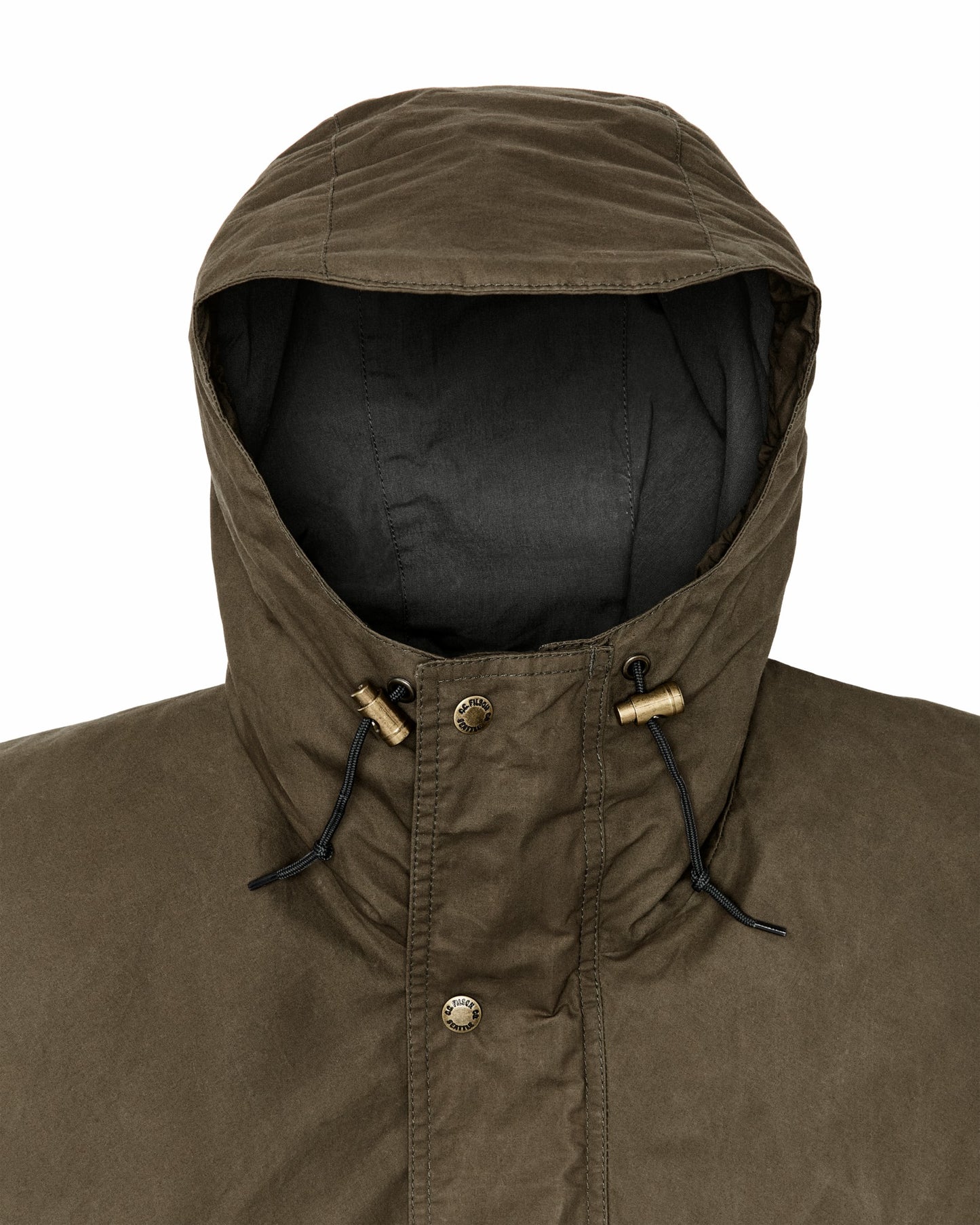 Filson Men Dry Wax Omak Coat - Burnt Olive