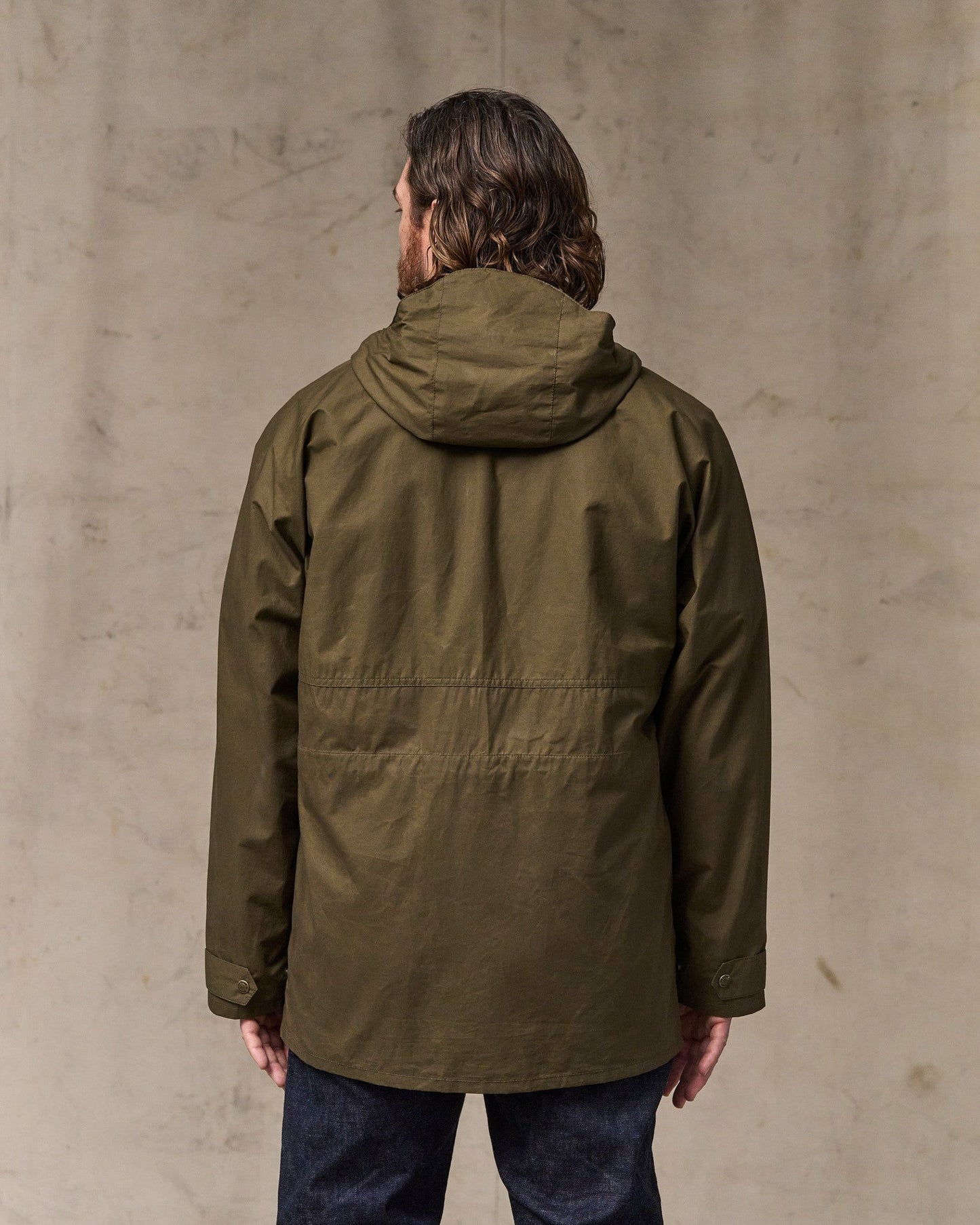 Filson Men Dry Wax Omak Coat - Burnt Olive