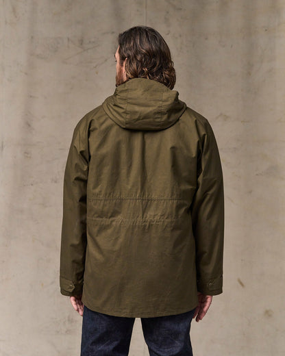 Filson Men Dry Wax Omak Coat - Burnt Olive