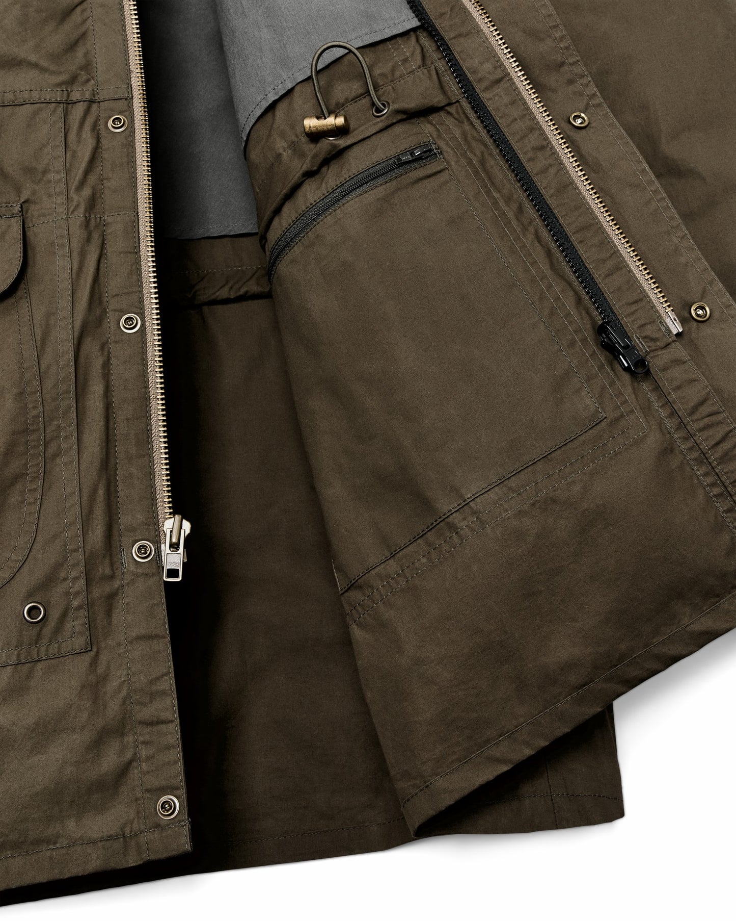 Filson Men Dry Wax Omak Coat - Burnt Olive