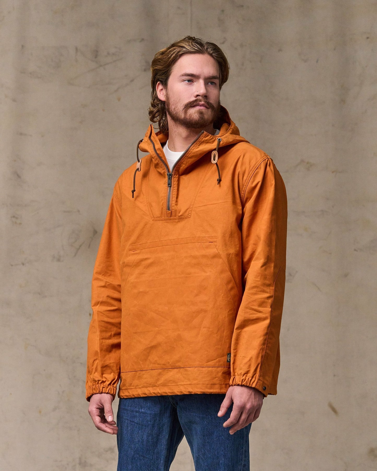 Filson Men Dry Wax Anorak - Larch Gold
