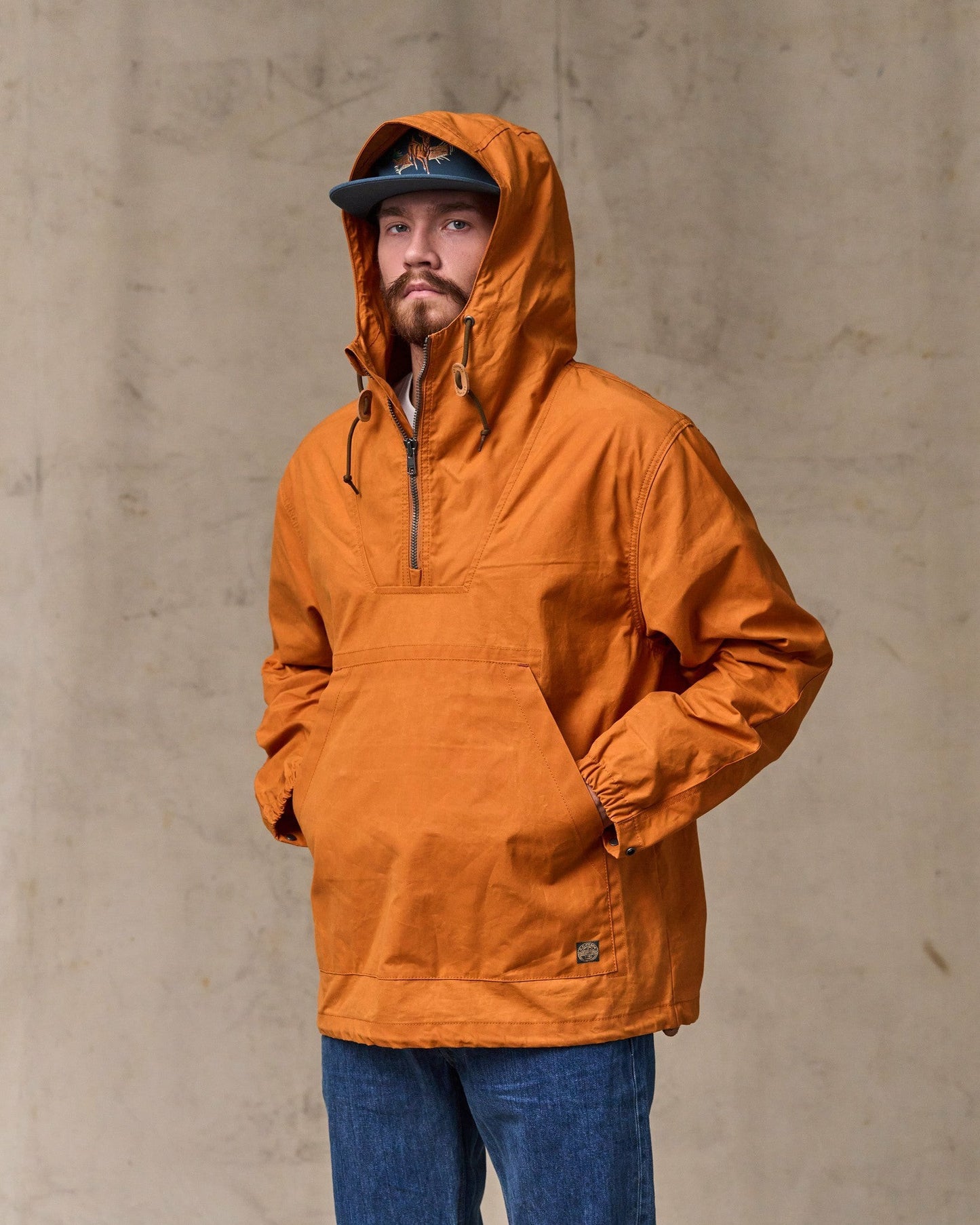Filson Men Dry Wax Anorak - Larch Gold
