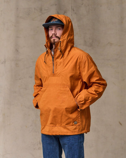Filson Men Dry Wax Anorak - Larch Gold