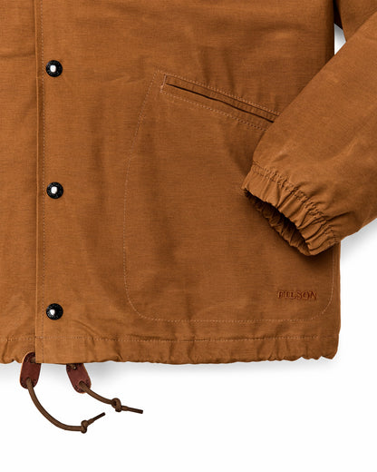 Filson Men Dry Wax Windbreaker - Harvest Tan