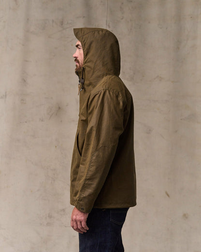 Filson Men Shelter Cloth Waxed Anorak - Dark Tan