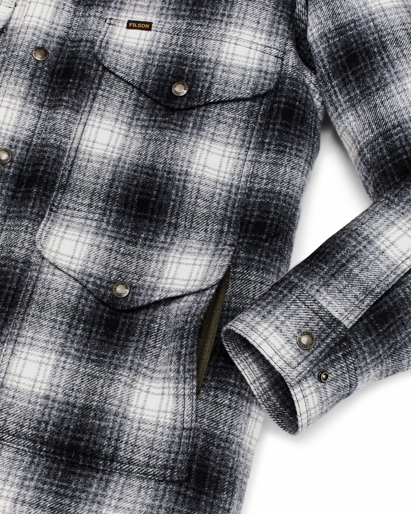 Filson Men Spokane Insulated Cruiser Jacket - Charcoal Ombre