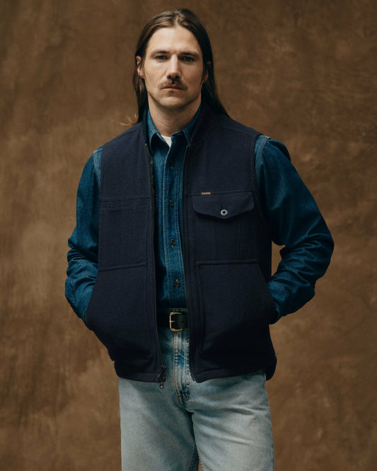 Filson Men Spokane Insulated Work Vest - Navy