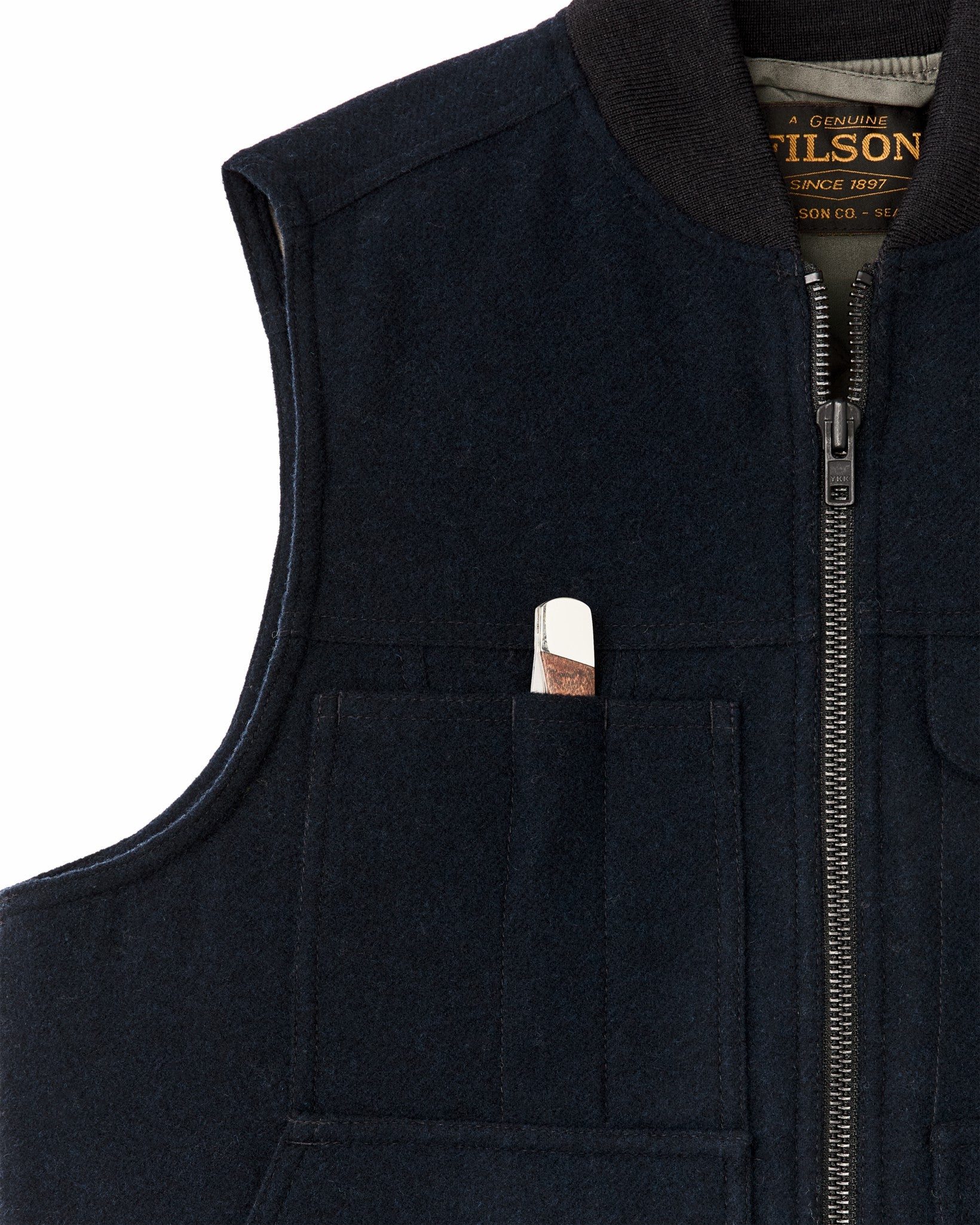Filson Men Spokane Insulated Work Vest - Navy