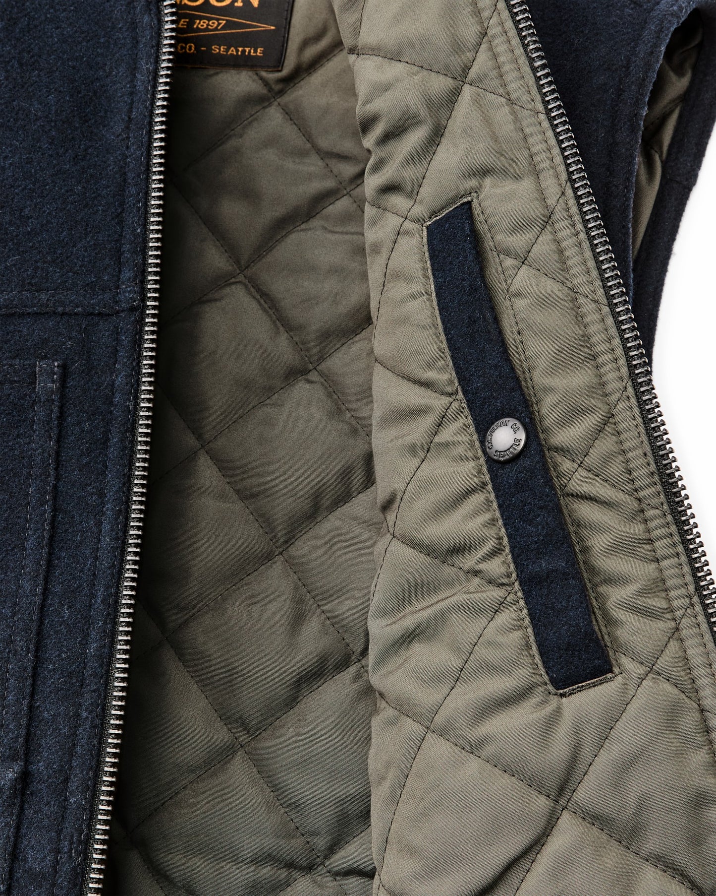 Filson Men Spokane Insulated Work Vest - Navy