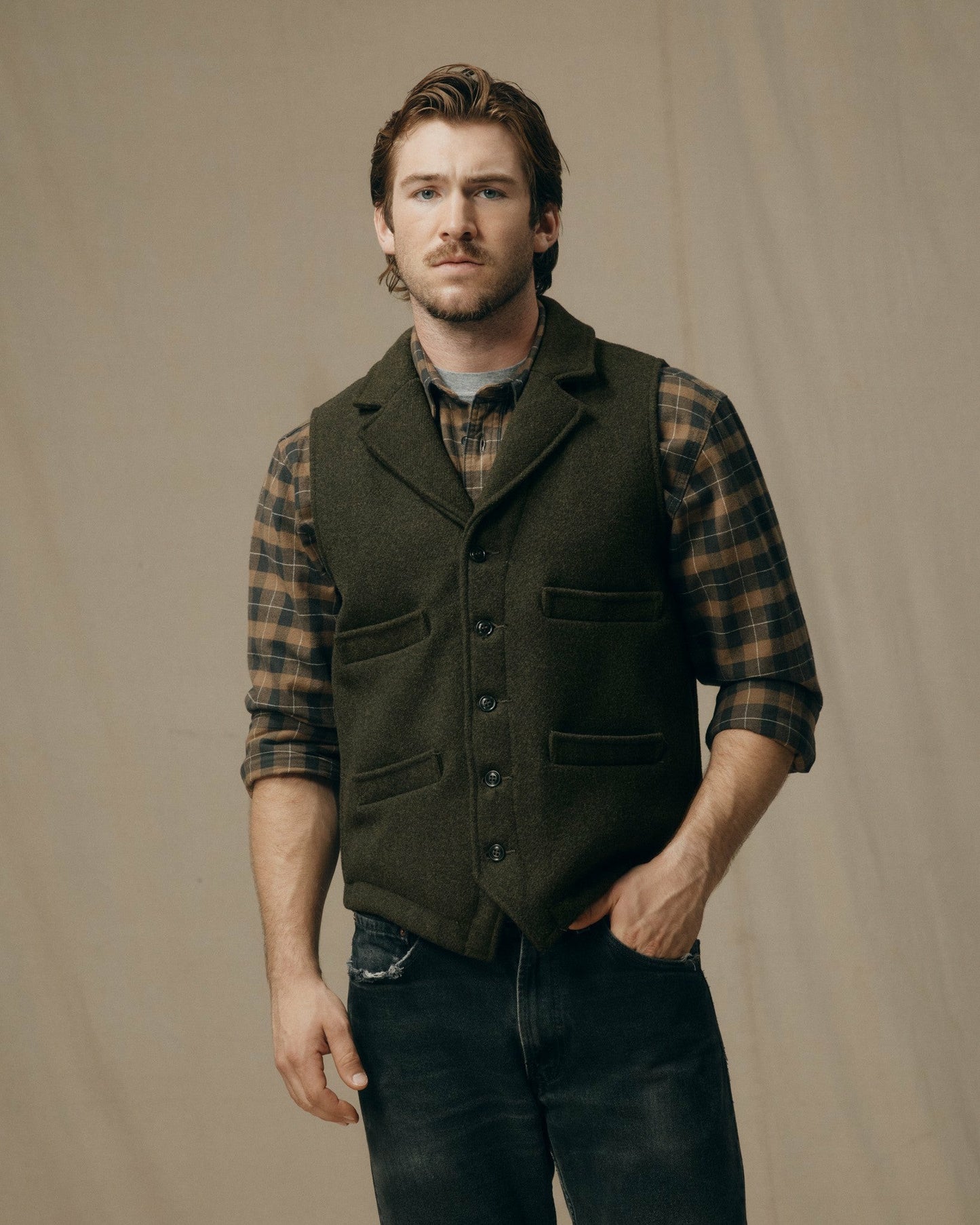 Filson Men Western Vest