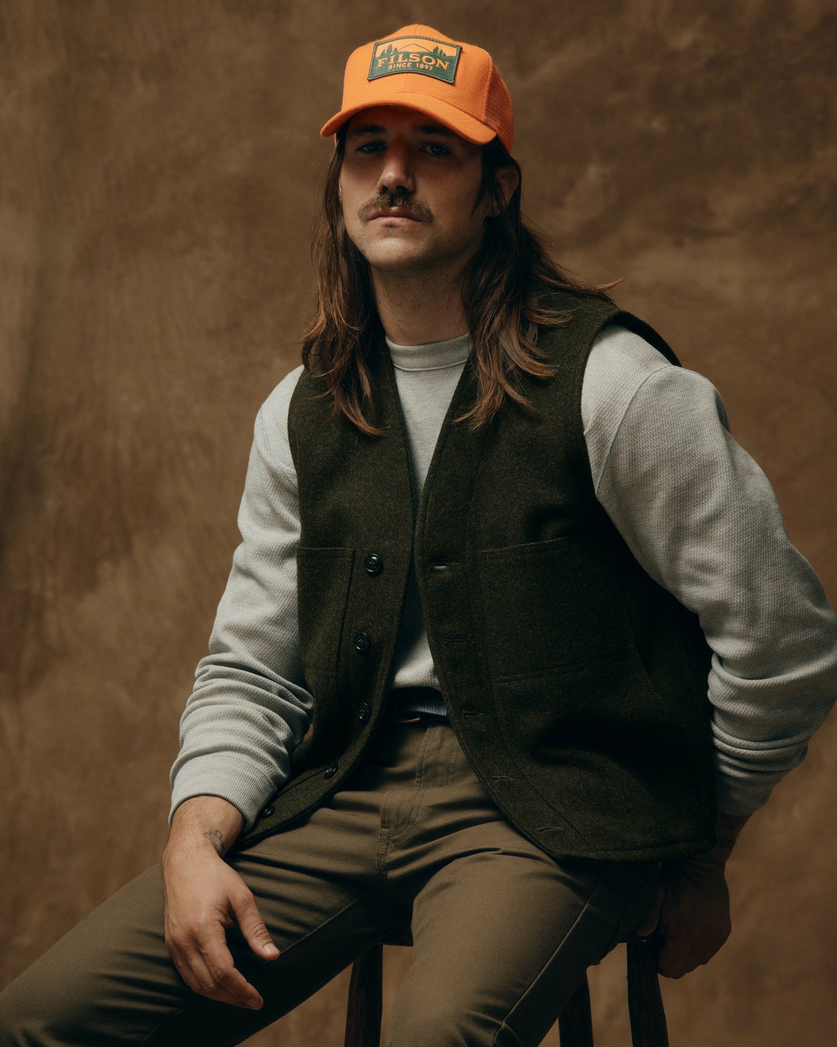 Filson Men Mackinaw Wool Vest