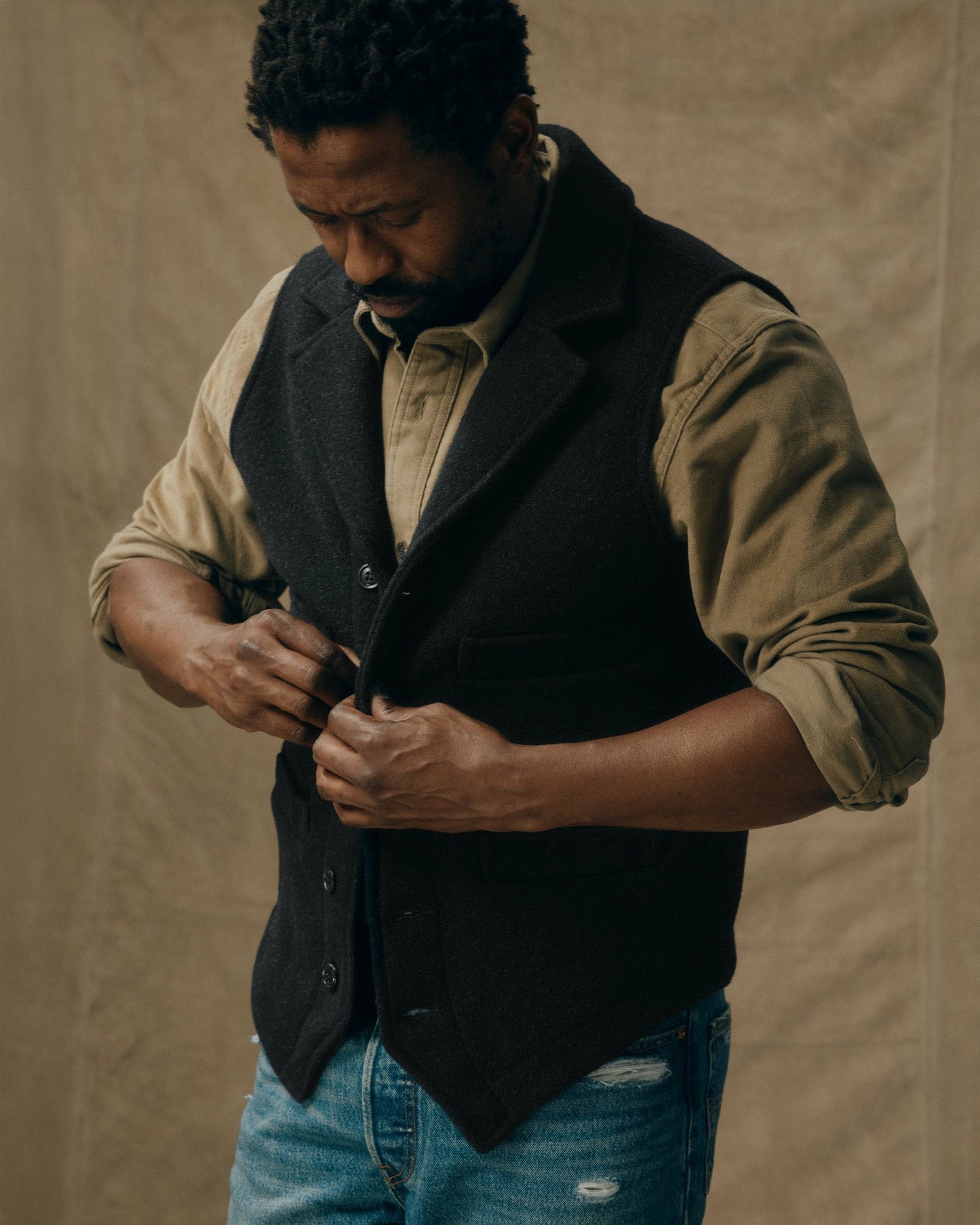 Filson Men Western Vest