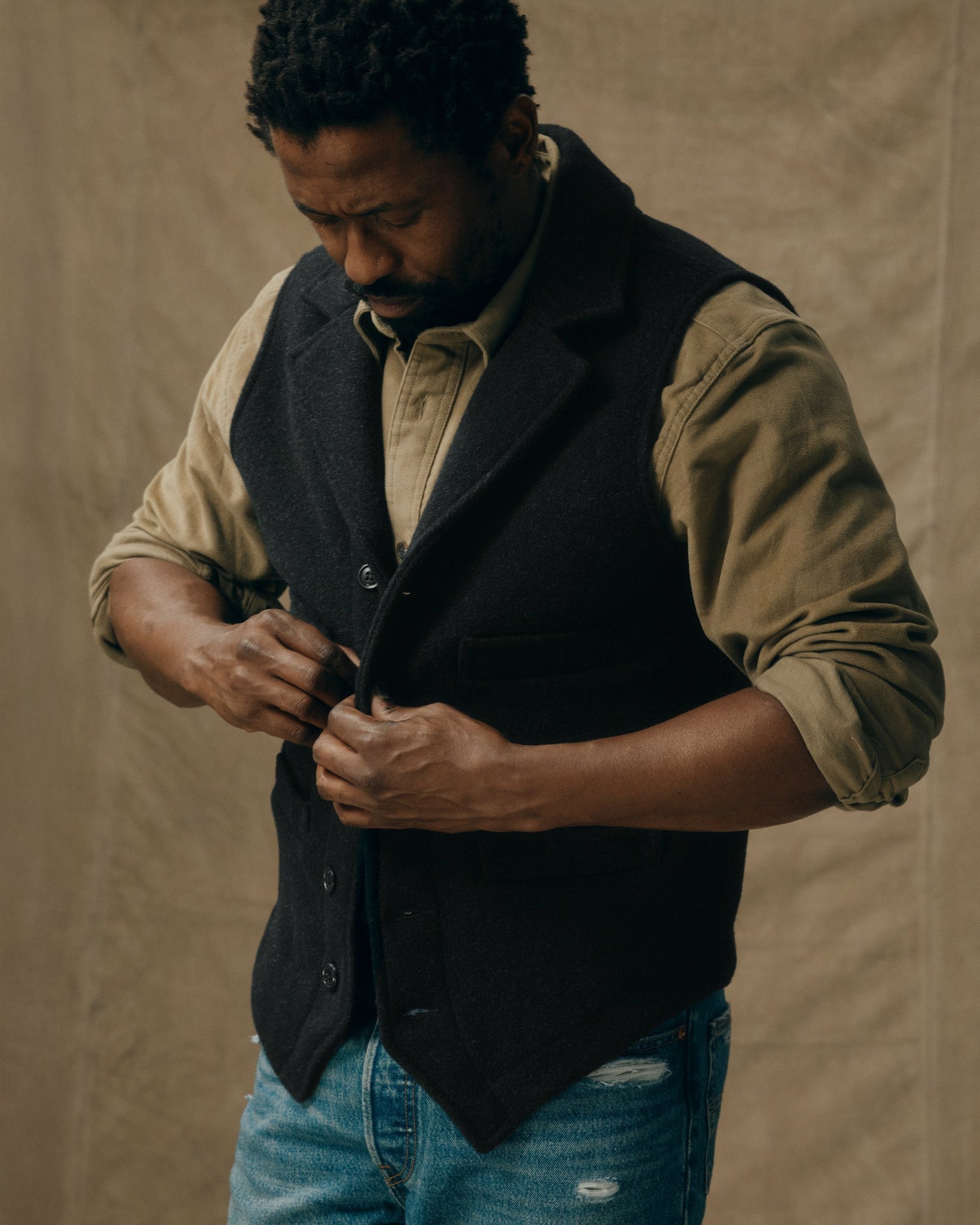 Filson Men Western Vest