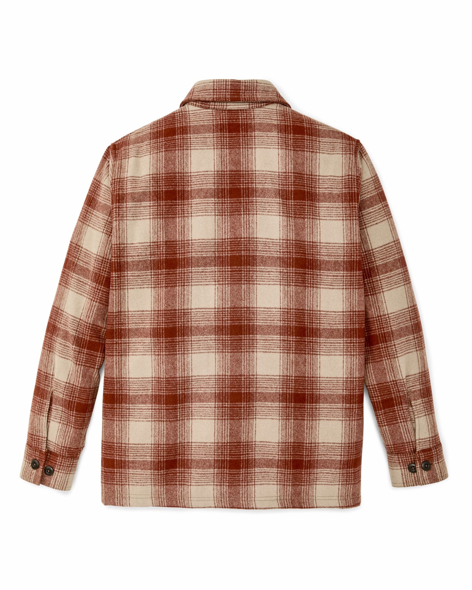 Filson Men Wool Jac-shirt - Brick Multi Plaid