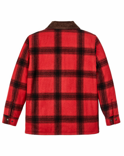 Filson Men Spokane Insulated Cruiser Jacket - Red / Black Windowpane