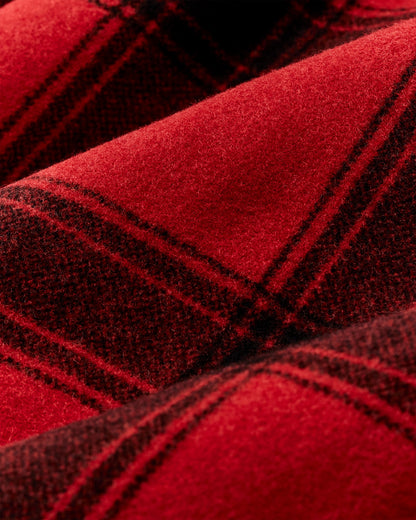 Filson Men Spokane Insulated Cruiser Jacket - Red / Black Windowpane