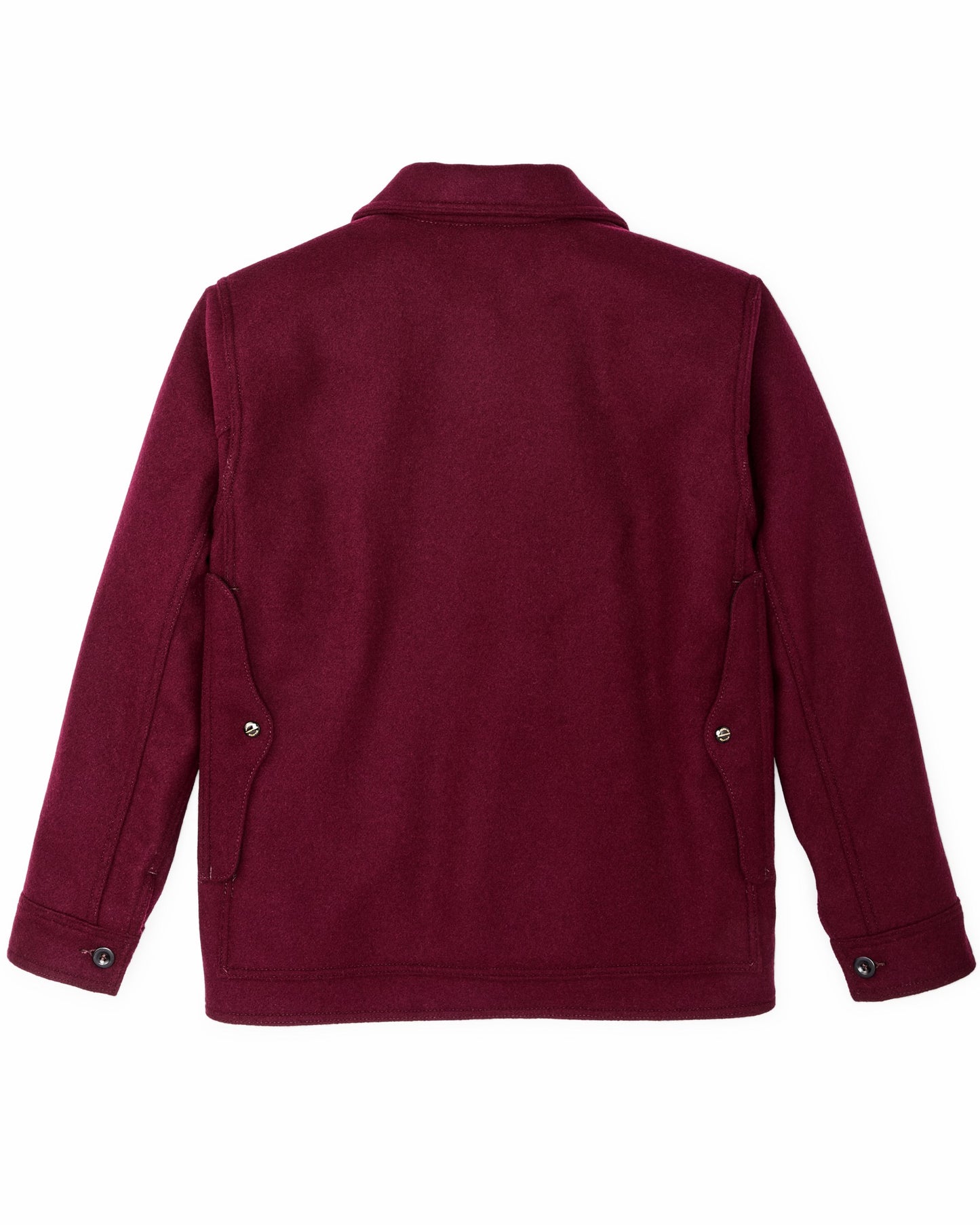 Filson Men 1940s Mackinaw Wool Cruiser Jacket - Wine