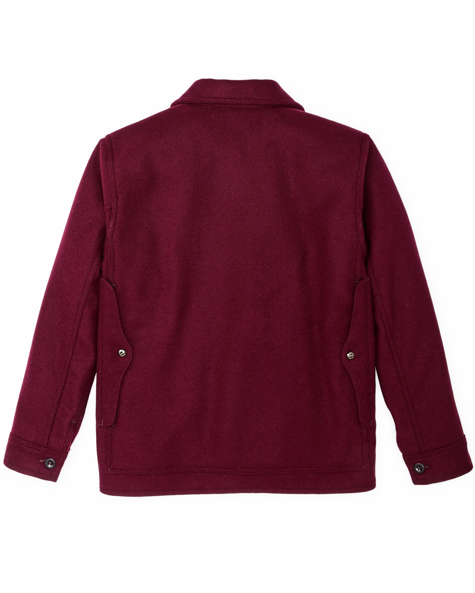 Filson Men 1940s Mackinaw Wool Cruiser Jacket - Wine