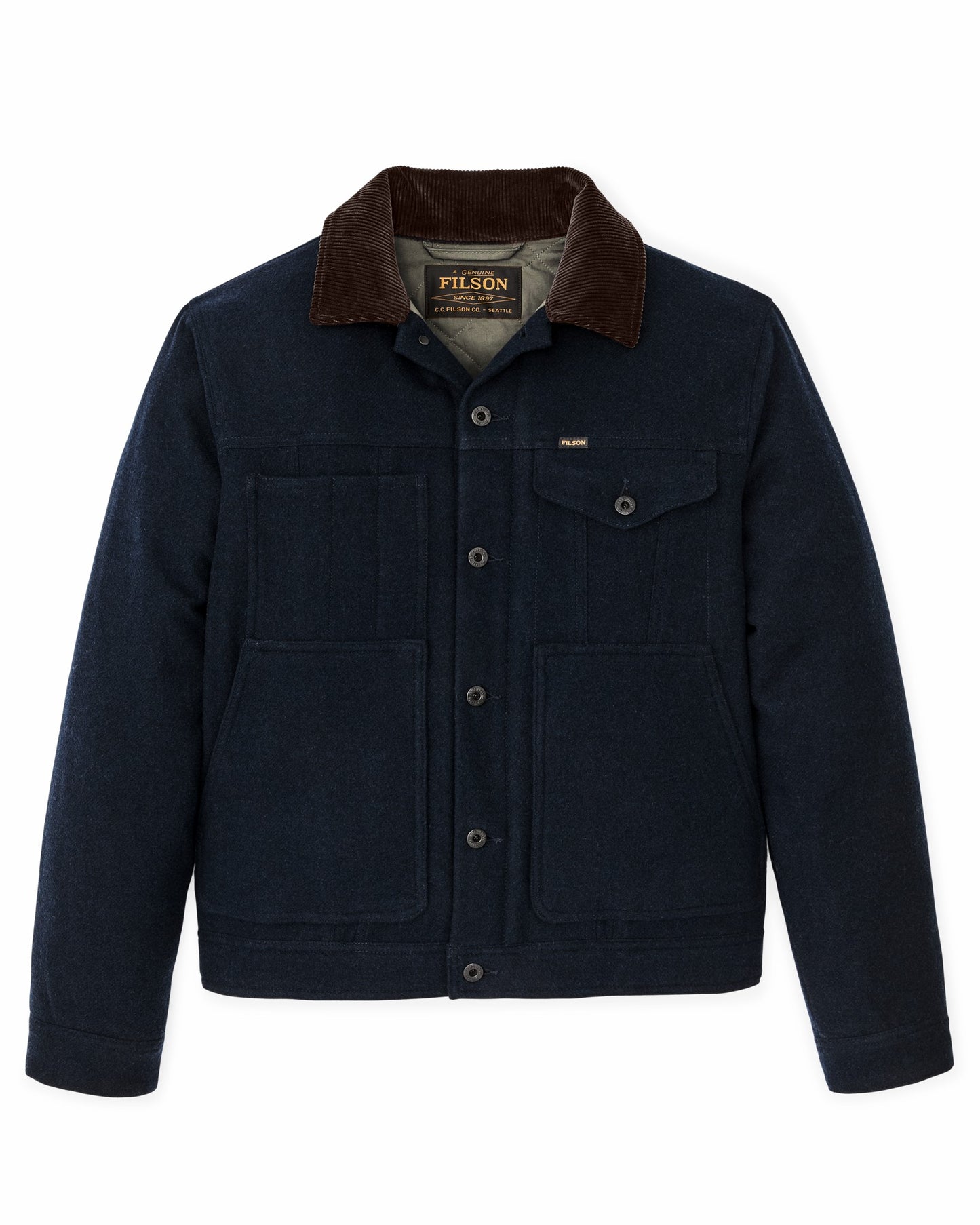 Filson Men Spokane Insulated Short Cruiser - Navy