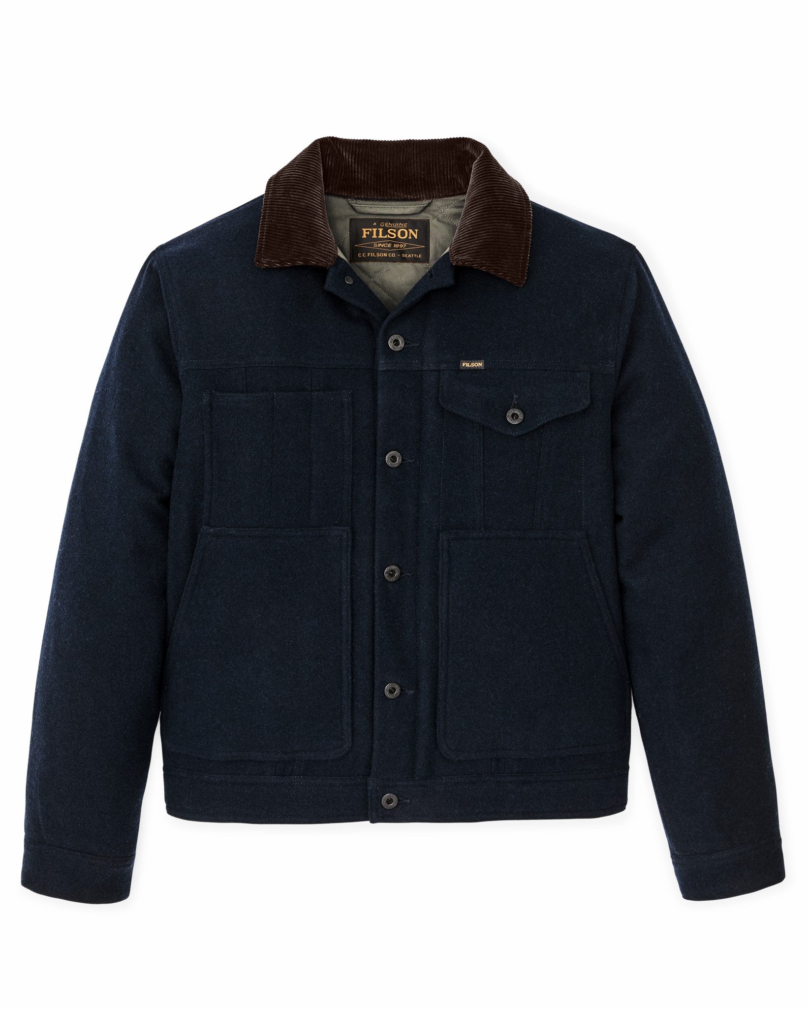 Filson Men Spokane Insulated Short Cruiser - Navy