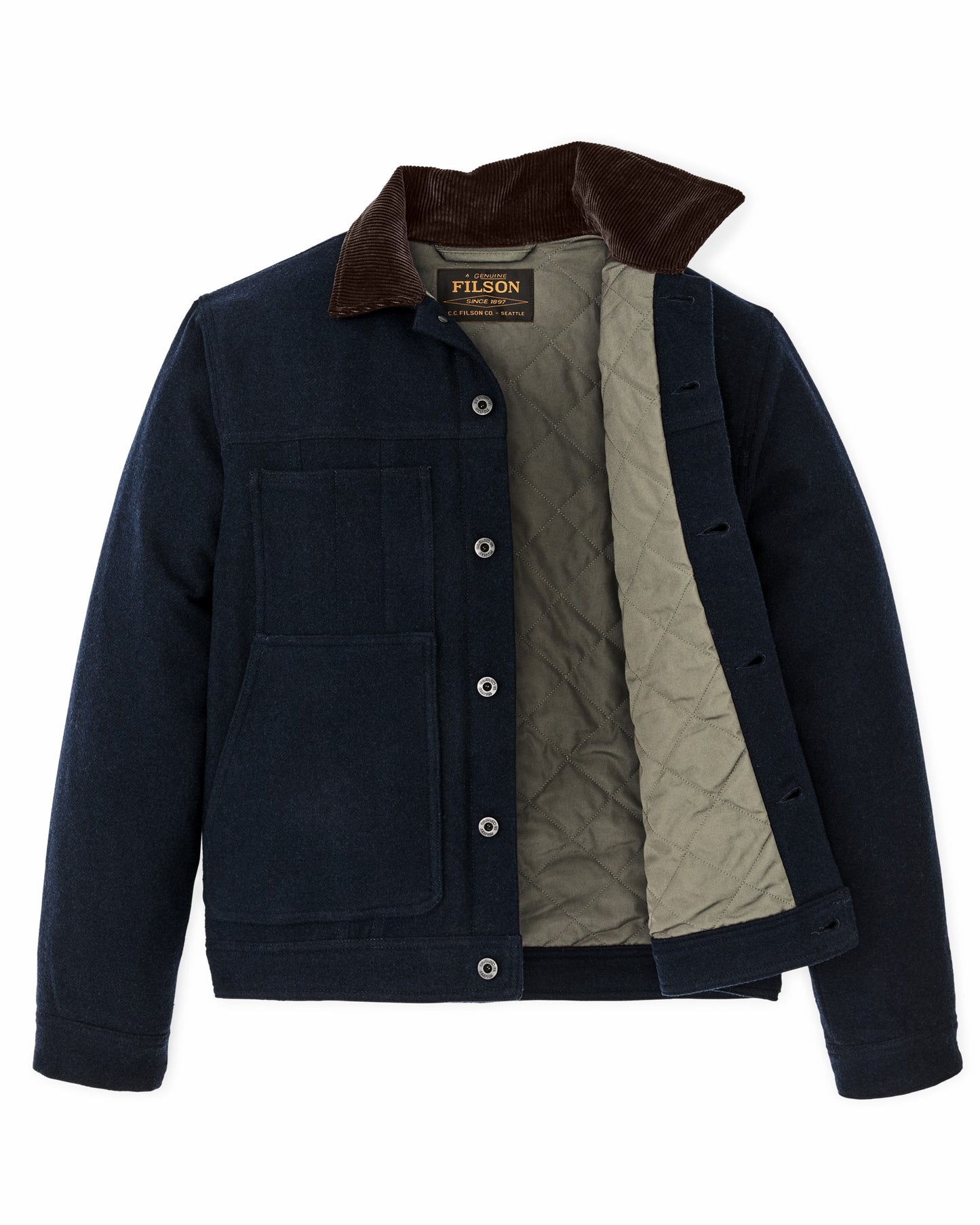 Filson Men Spokane Insulated Short Cruiser - Navy