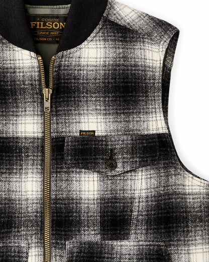 Filson Men Spokane Insulated Work Vest - Charcoal Ombre