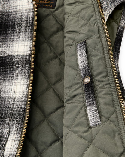 Filson Men Spokane Insulated Work Vest - Charcoal Ombre