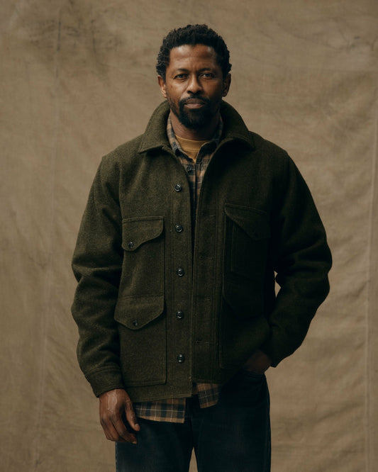 Filson Men Mackinaw Wool Cruiser Jacket