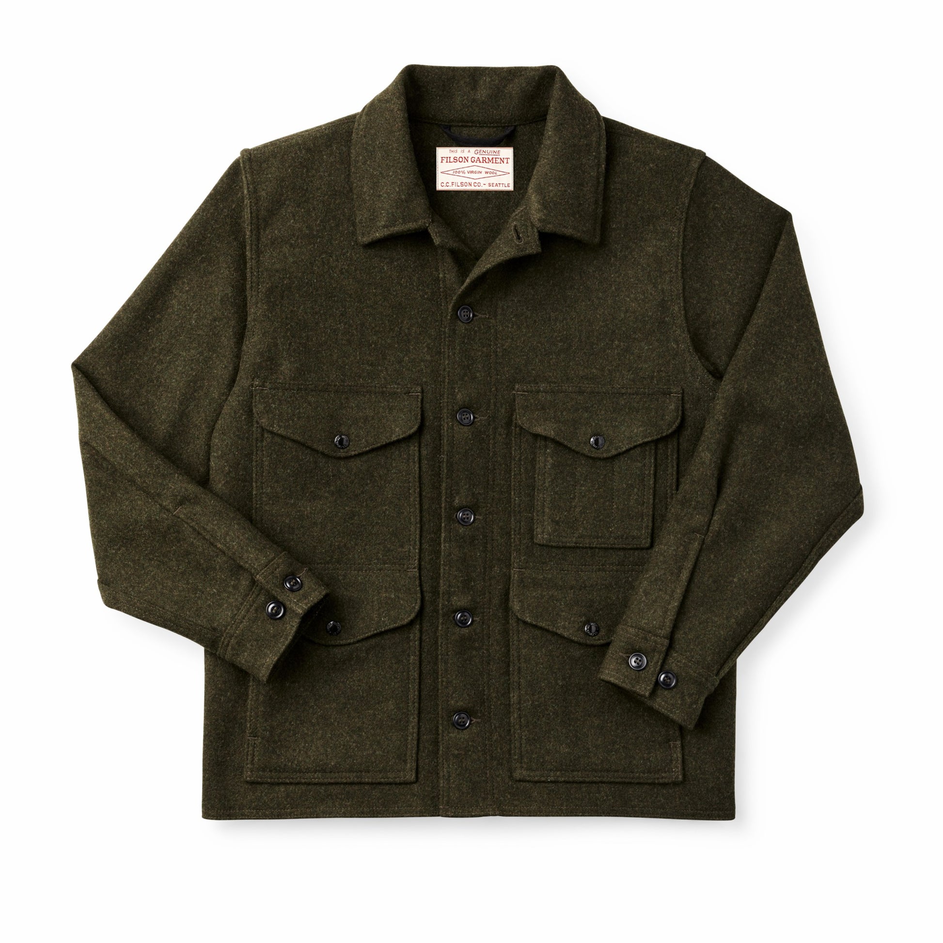Filson Men Mackinaw Wool Cruiser Jacket