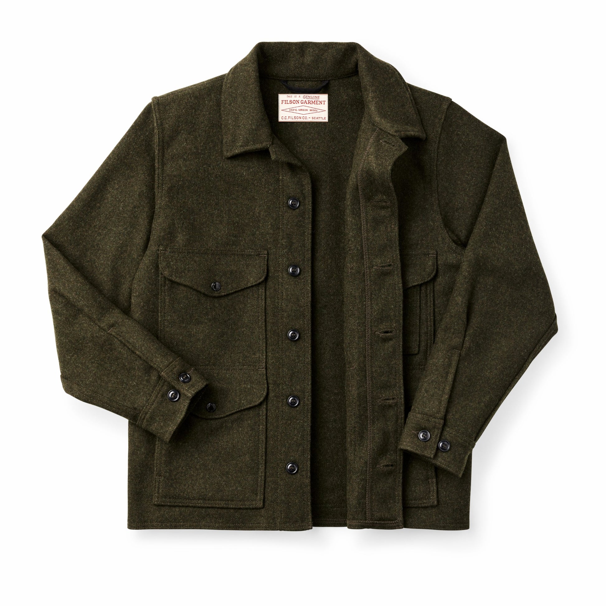 Filson Men Mackinaw Wool Cruiser Jacket