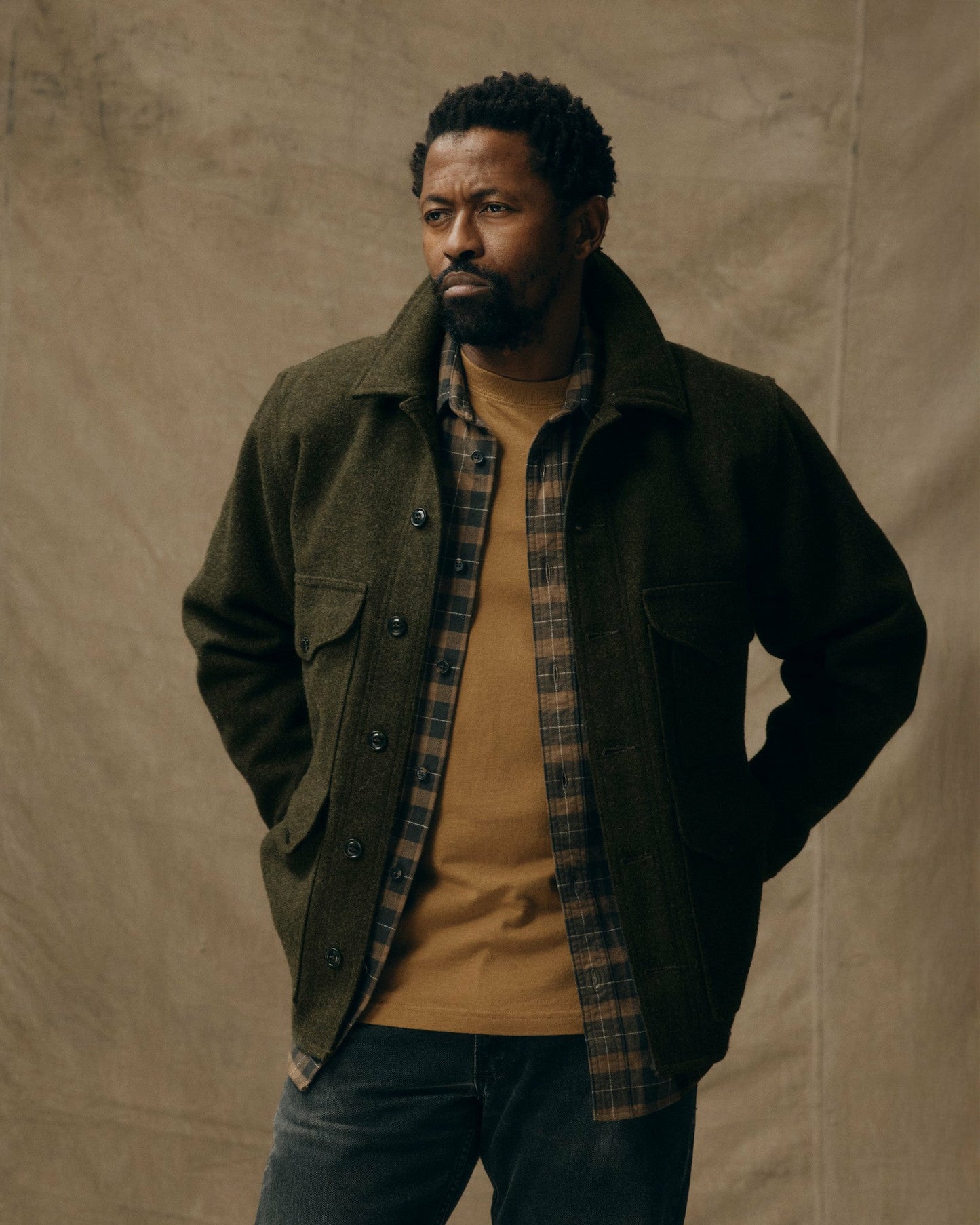 Filson Men Mackinaw Wool Cruiser Jacket