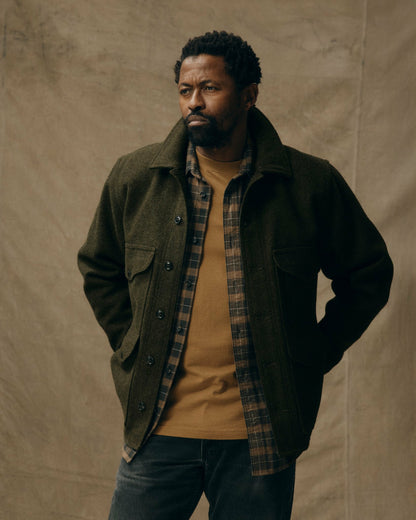 Filson Men Mackinaw Wool Cruiser Jacket