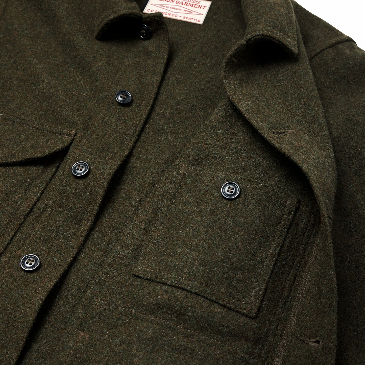 Filson Men Mackinaw Wool Cruiser Jacket