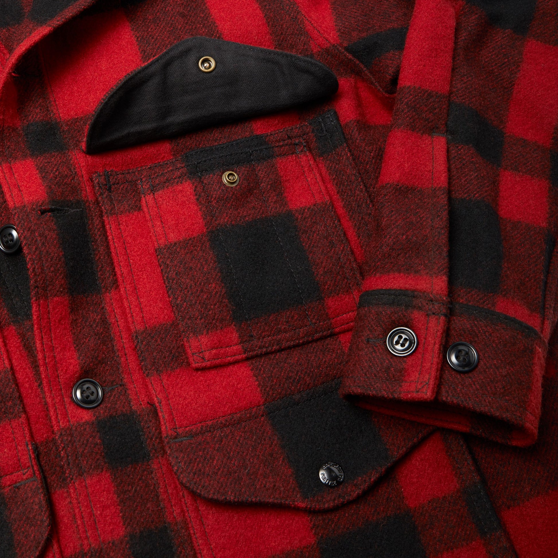 Filson Men Mackinaw Wool Cruiser Jacket