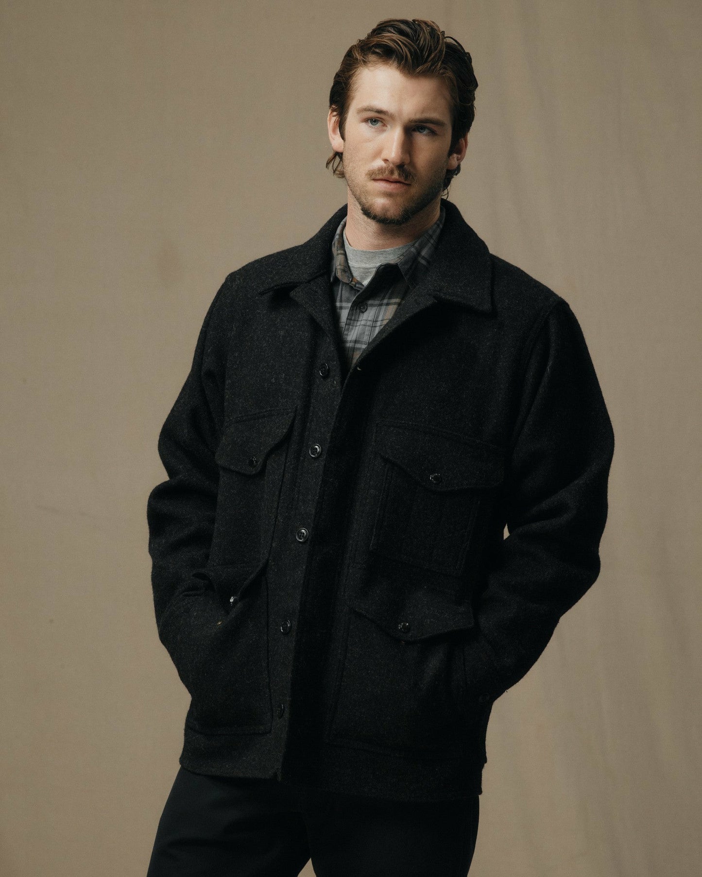 Filson Men Mackinaw Wool Cruiser Jacket