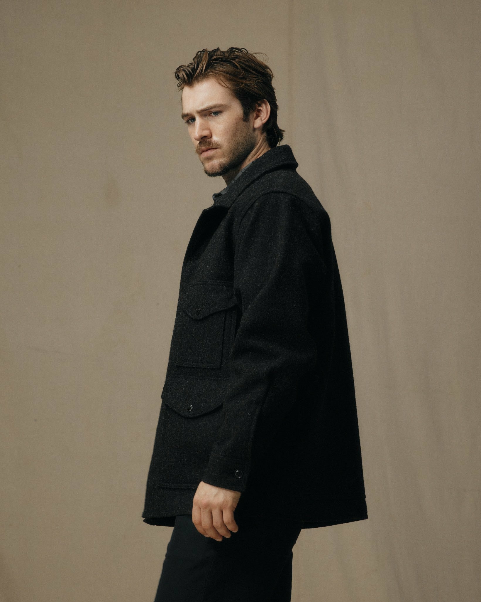 Filson Men Mackinaw Wool Cruiser Jacket