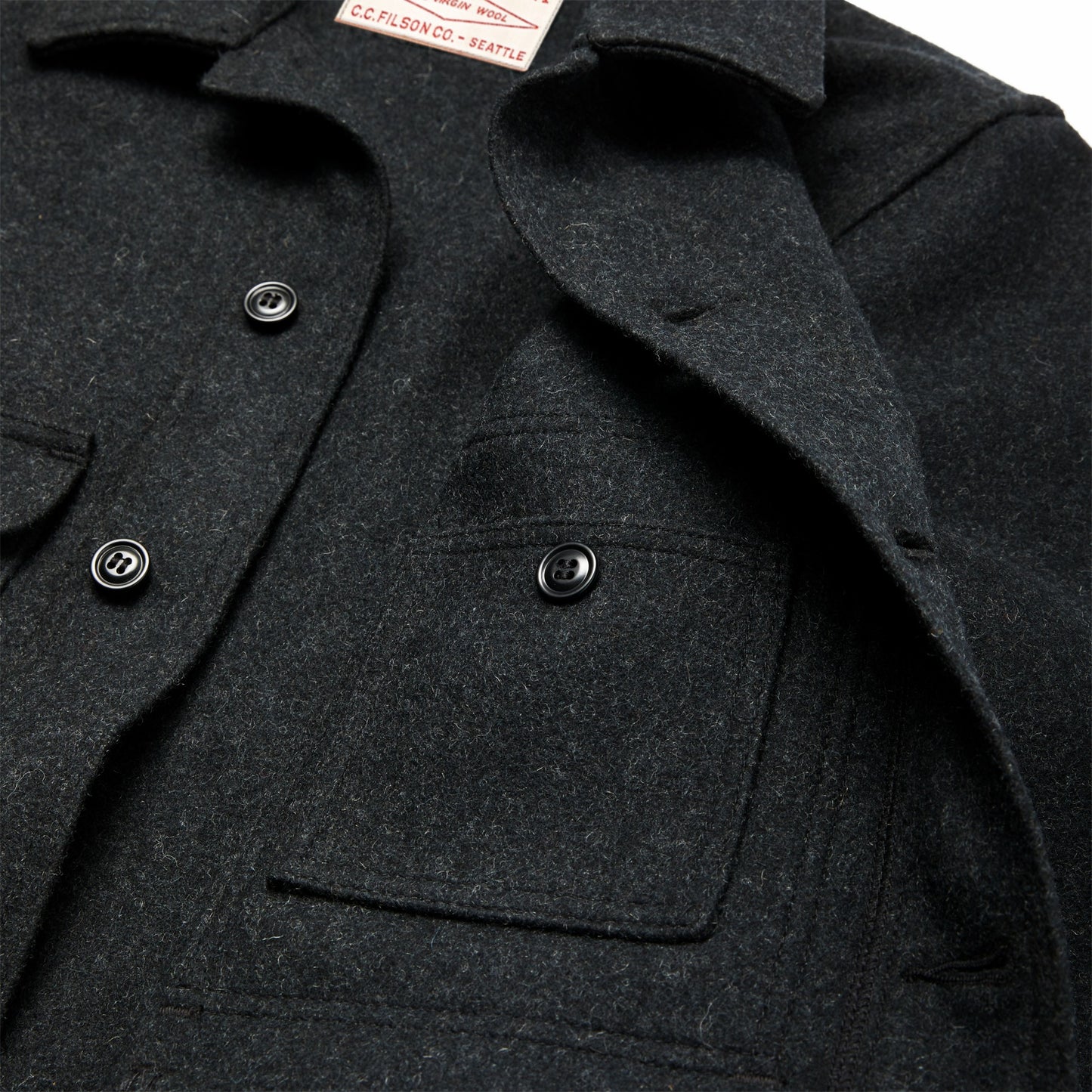 Filson Men Mackinaw Wool Cruiser Jacket