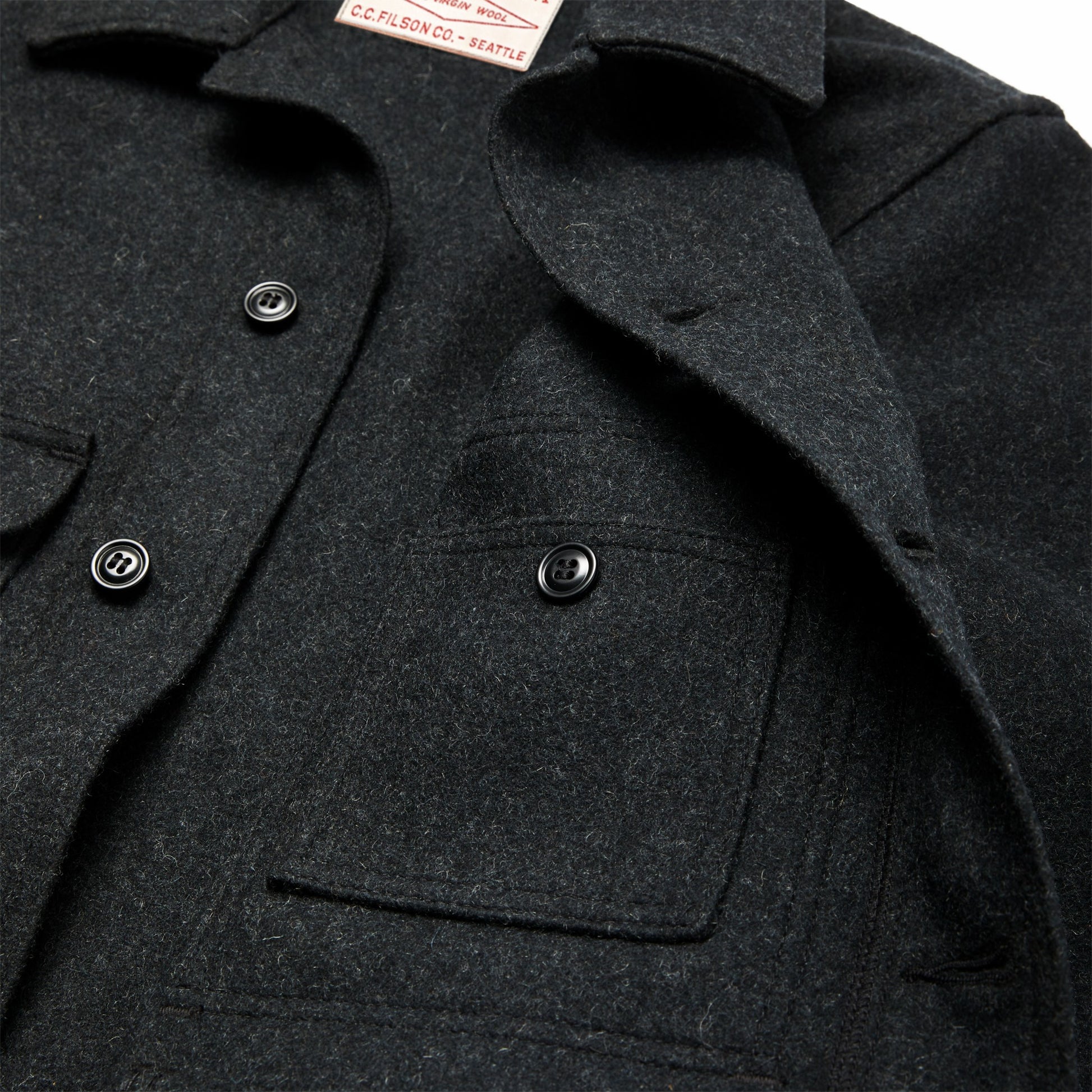 Filson Men Mackinaw Wool Cruiser Jacket