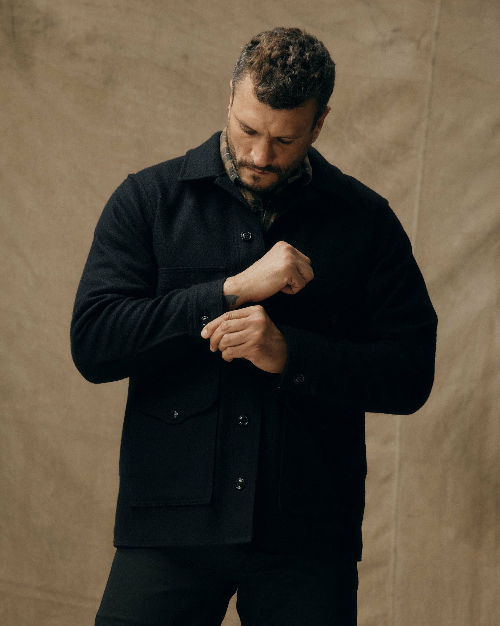 Filson Men Mackinaw Wool Cruiser Jacket