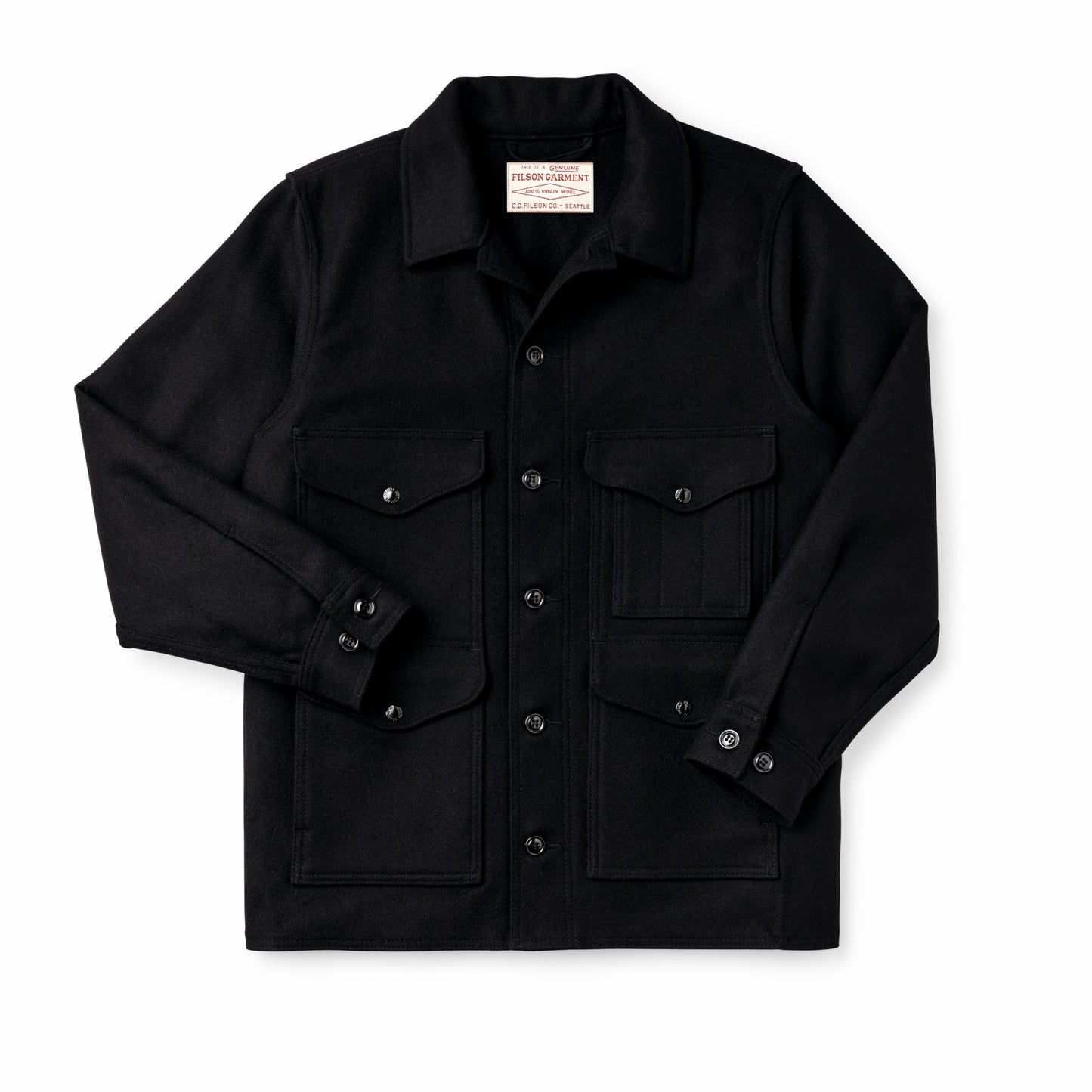 Filson Men Mackinaw Wool Cruiser Jacket