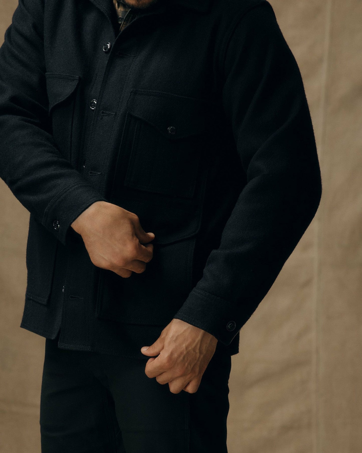Filson Men Mackinaw Wool Cruiser Jacket