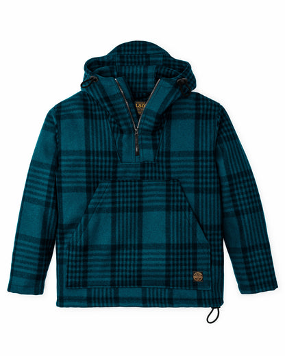 Filson Men Mackinaw Wool Anorak - Blue / Black Plaid