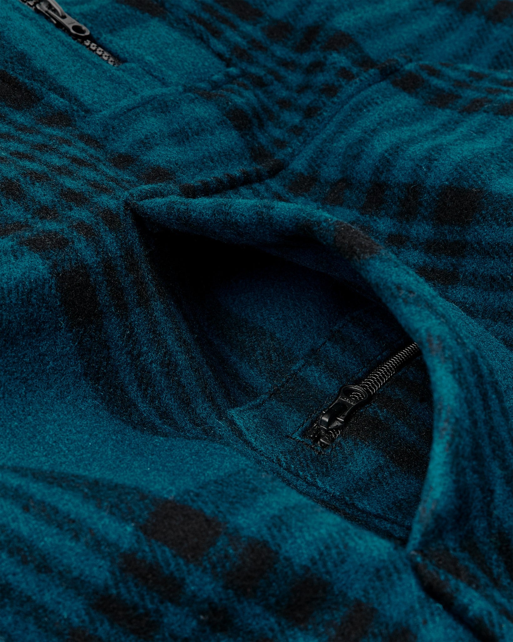 Filson Men Mackinaw Wool Anorak - Blue / Black Plaid