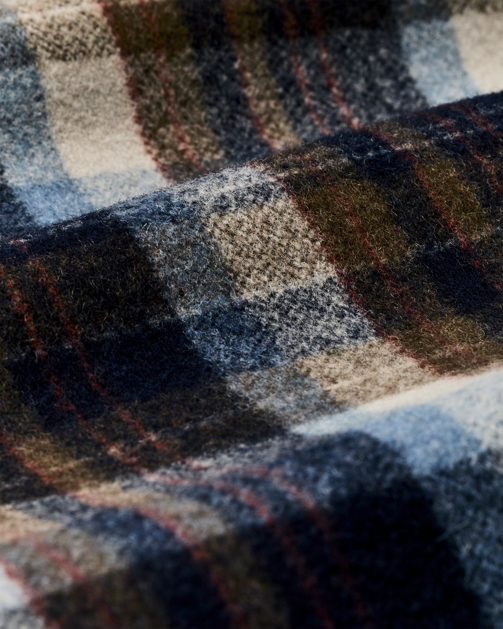 Filson Men Wool Jac-shirt - Brown / Light Blue Multi Plaid