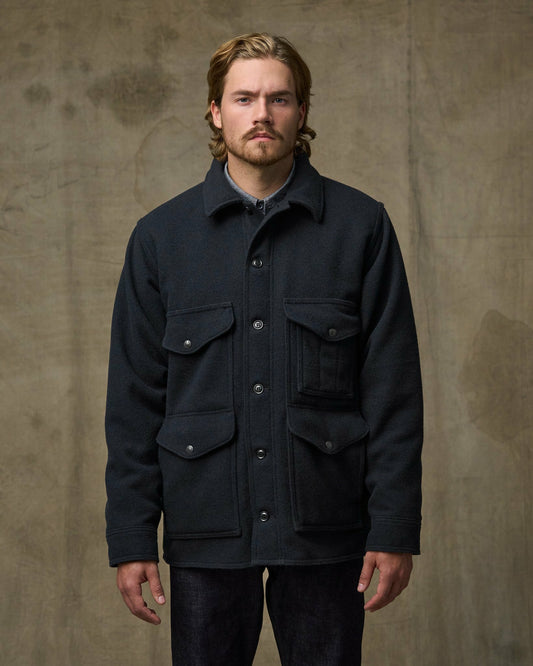 Filson Men Seattle Wool Cruiser Jacket - Navy