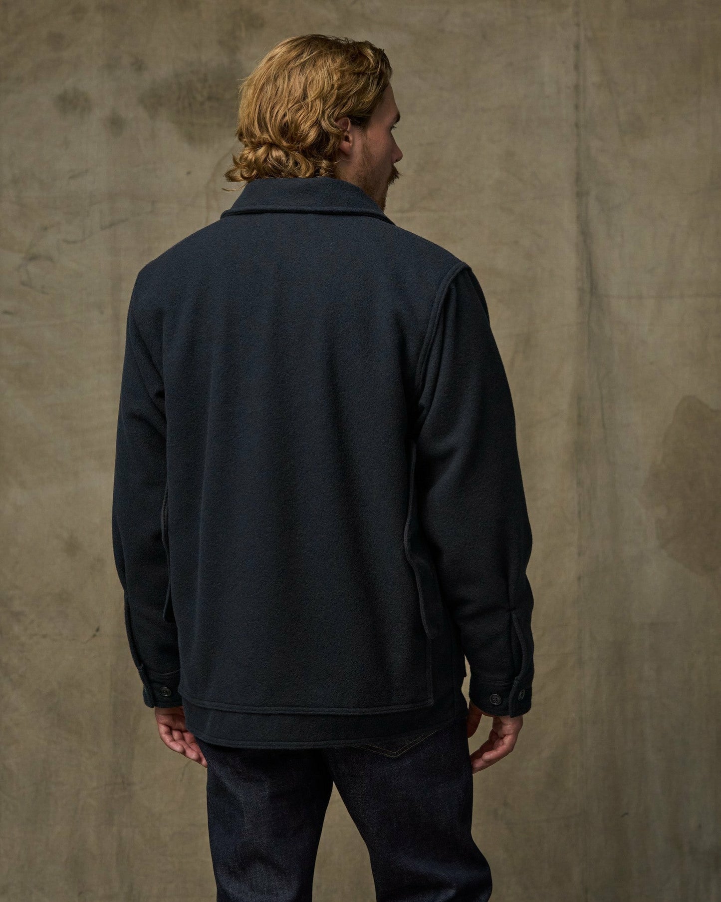 Filson Men Seattle Wool Cruiser Jacket - Navy