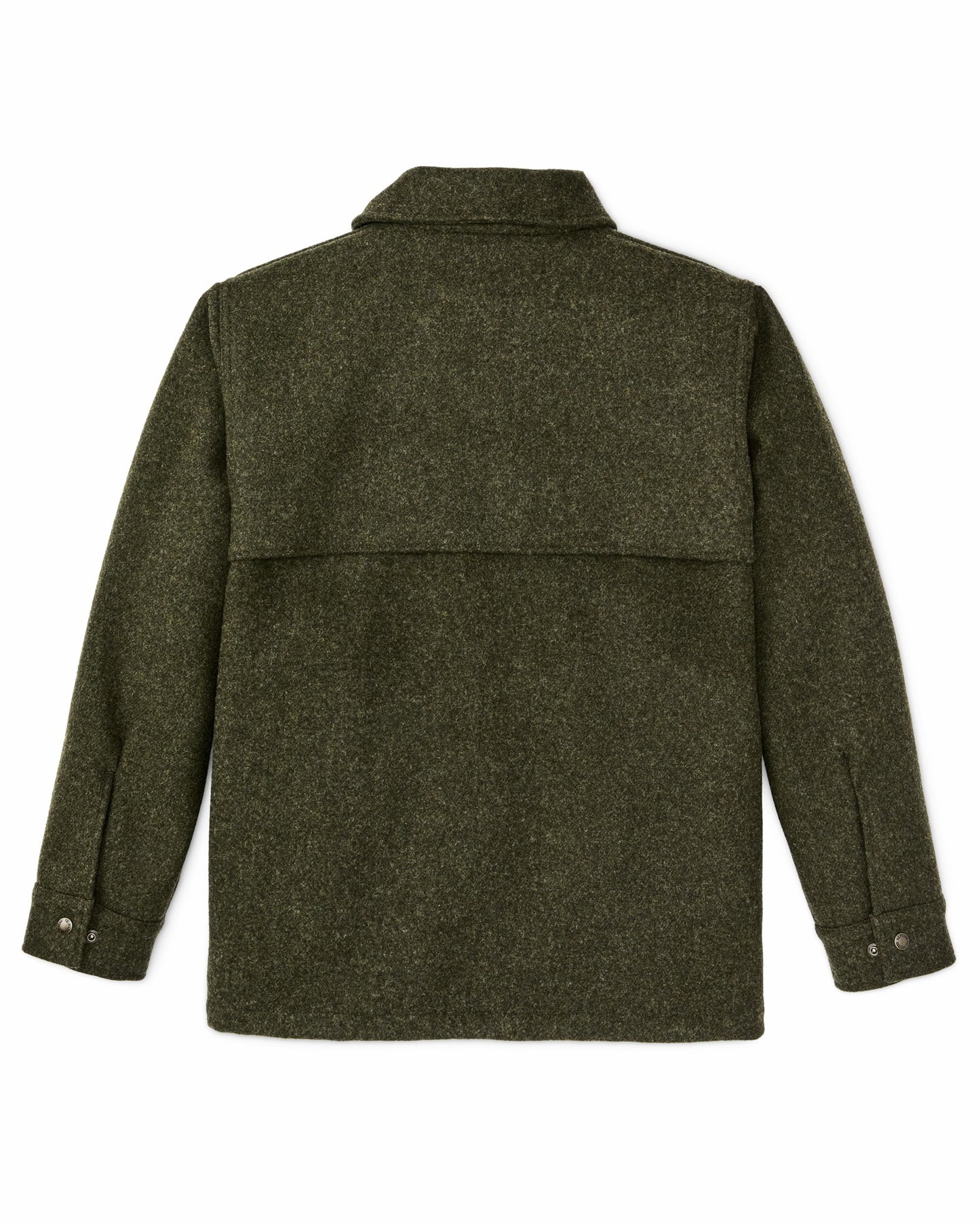 Filson Men Mackinaw Wool Cape Coat - Forest Green